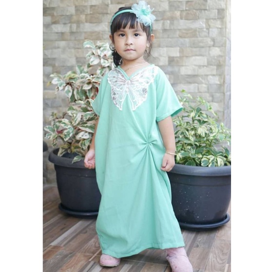 KAFTAN ANAAK AYSYA BAJU LEBARAN CANTIK