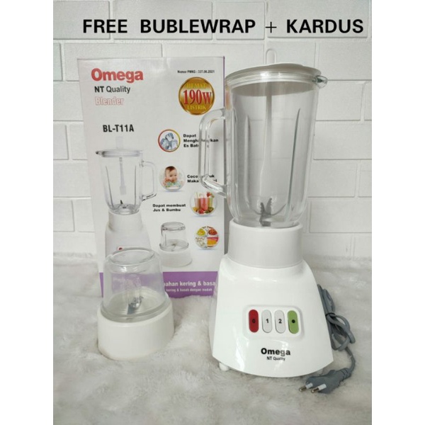 Jual Blender National Omega BLT11A , Blender Kaca National 2in1