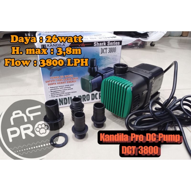 PROMO MURAH POMPA DC KOLAM KOI AQUARIUM KANDILA PRO DCT 3800