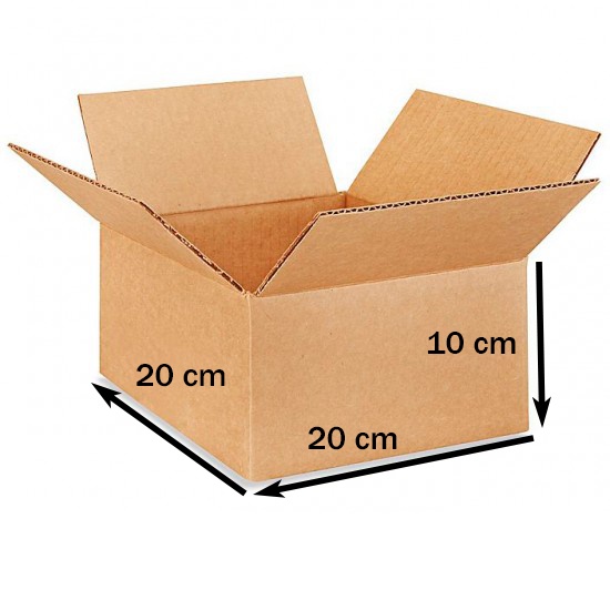 

Kardus Box - Polos - 20 cm x 20 cm x 10 cm - SWR