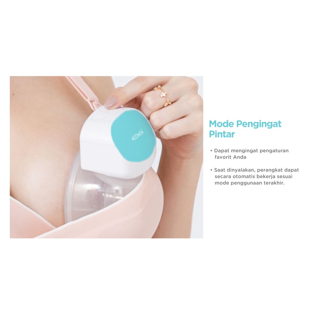 MOOIMOM WIRELESS HANDS FREE ELECTRIC BREAST PUMP