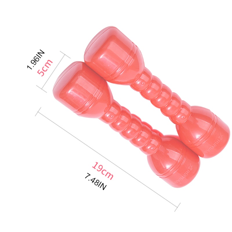 Mary Plastic Children Dumbbells Fitness Weights Gym Untuk Bermain Mainan Balita Rumah Barbel Indoor Untuk Laki-Laki Perempuan 3tahun Ol