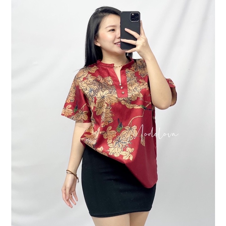 MDLV ~ 0003# Prosperity CNY Blouse Premium Blouse Sincia Blouse Imlek Atasan CNY Baju Imlek Baju Sincia Atasan Import Atasan Premium Fashion Import