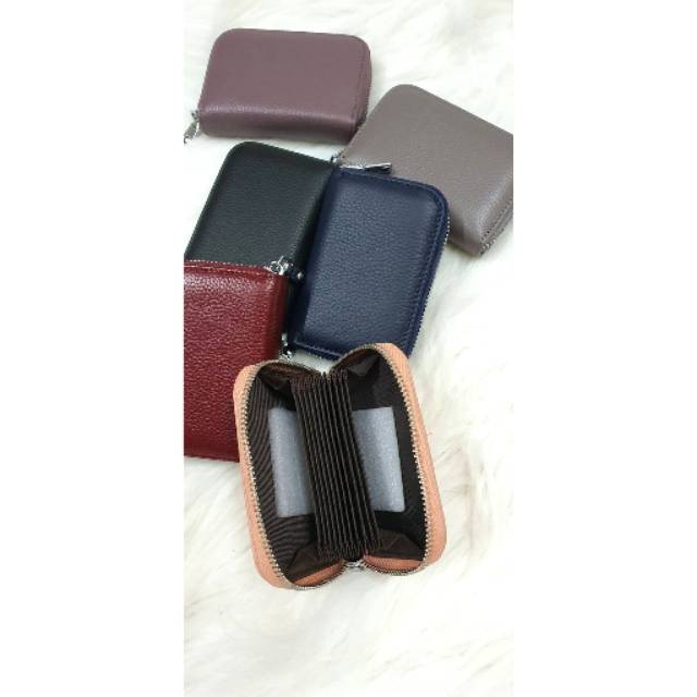 dompet kartu fashion card holder wallet PU leather Lyra