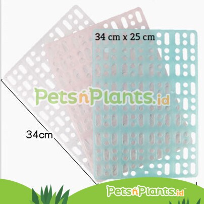 Alas Kaki Tatakan Kandang Kelinci Plastik - Bunny Footrest Healthy Mat