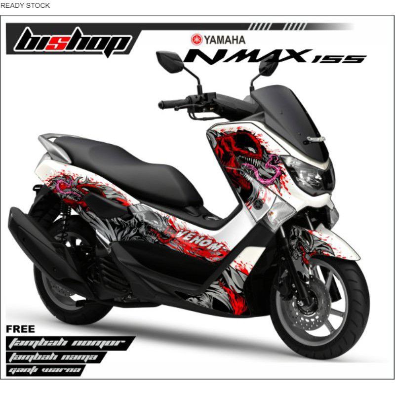Decal nmax old 155 full body Sticker motor variasi Stiker decal nmax 155 Striping variasi motor nmax
