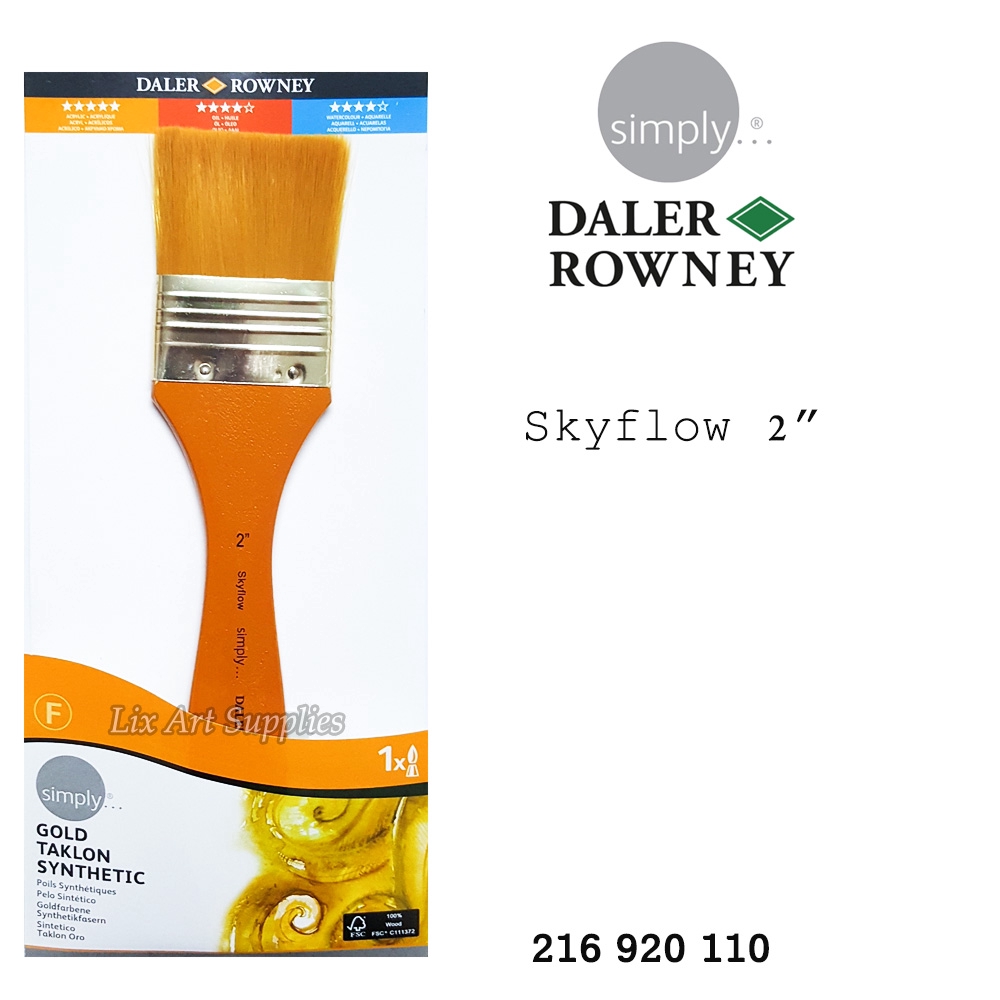 

Daler Rowney Simply AC Painting Brush SkyFlow Brush Set 1pc