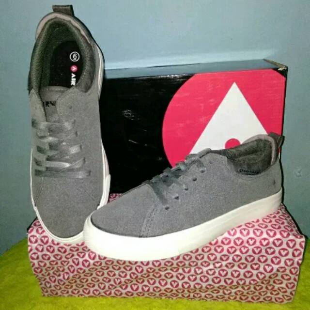 Sepatu CEWEK Airwalk HALYSA 37 ABU ABU / SYLVER murah ORIGINAL