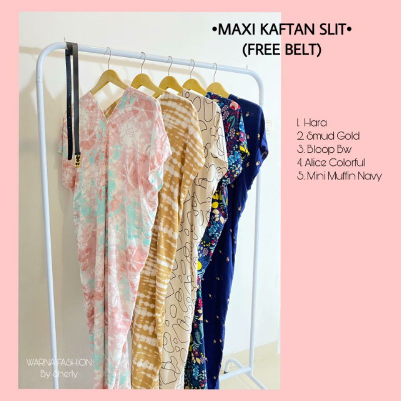 SEMI DASTER-MAXI KAFTAN-(BELT)NON BUSUI