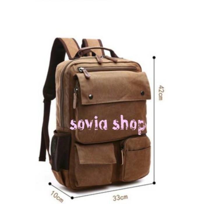 Ransel jeans (ransel kanvas,tas pria,tas punggung)