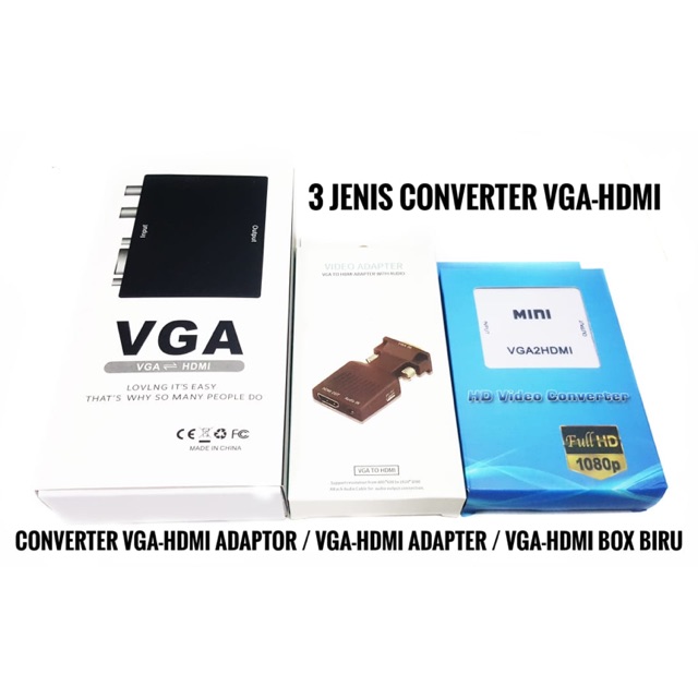 Konverter / konektor IN VGA out DMI