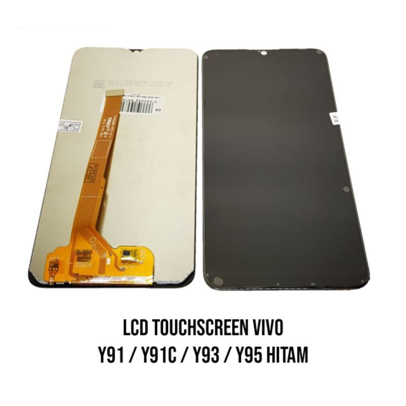 Layar LCD TS Touchscreen Fullset VIVO Y91 Y91C Y93 Y95 1807 BLACK