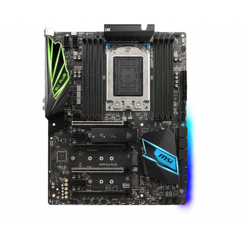 MOTHERBOARD AMD MSI X399 SLI PLUS TR4