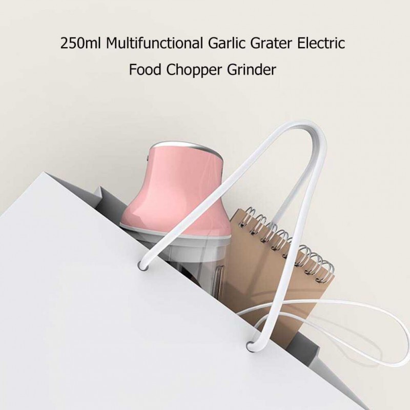 Blender Mixer Mini Portable Elektrik Bumbu Dapur Food Chopper 250ML