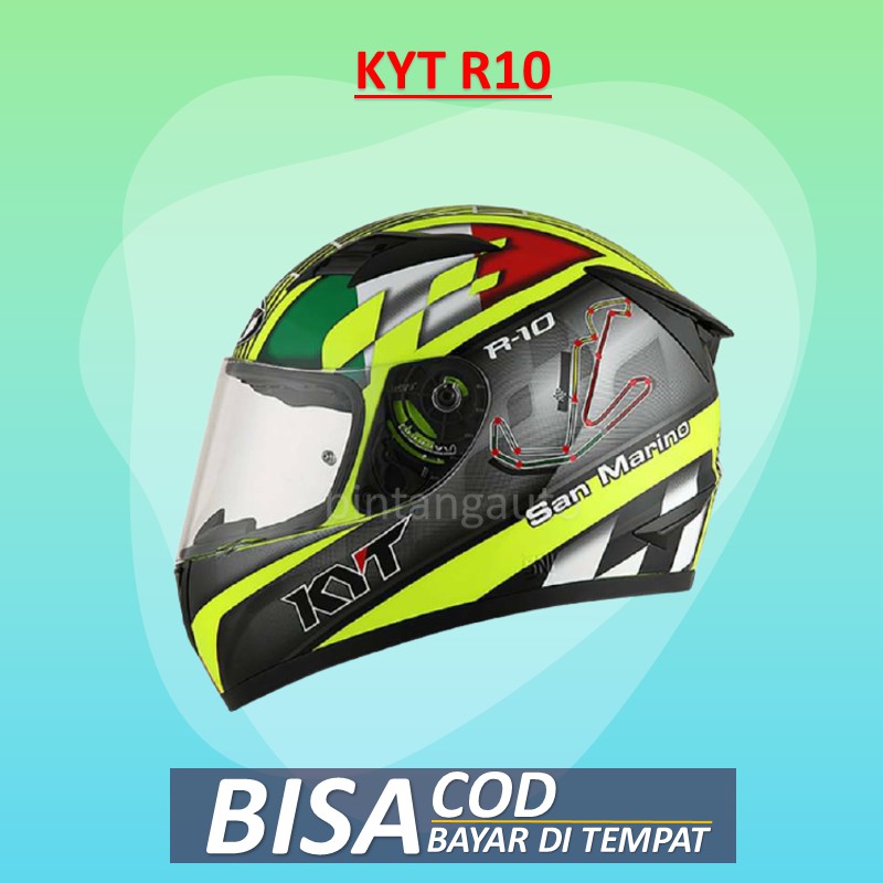 Helm Full Face KYT R10 SAN MARINO