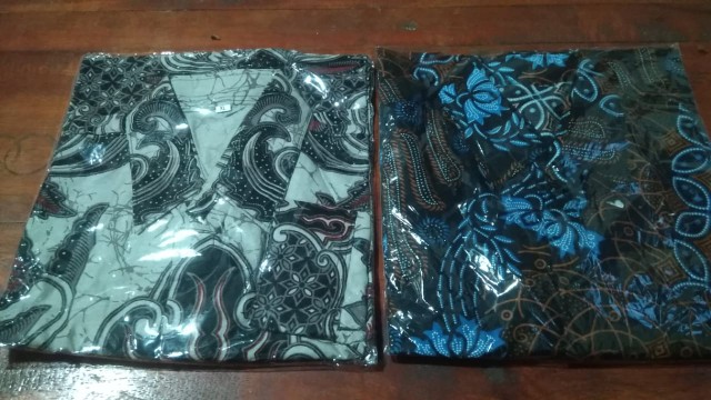 Size M L Xl Xxl Xxxl Bswart Batik Hrb026 Kenongo Hem Pendek Padi Pekalongan M L Xl Batik Seno Estu