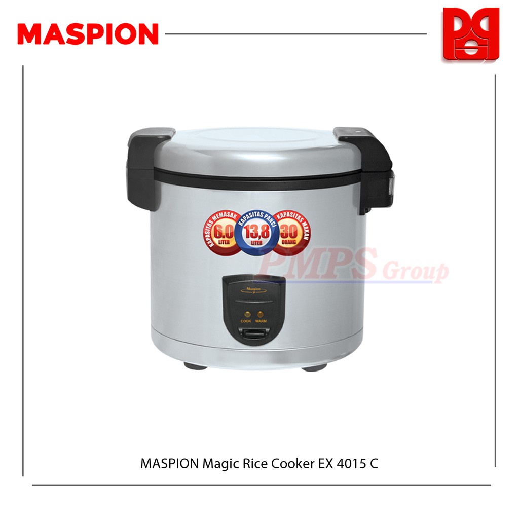 MASPION Rice Cooker 6 Liter EX 4015C / Magic Com Jumbo - Garansi 1 Tahun