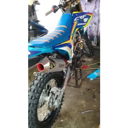 Knalpot fmr58 foe klx crf 200cc up inlet 50