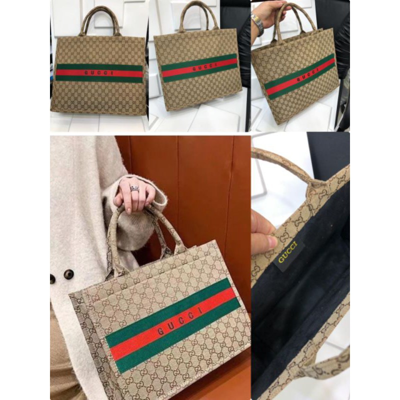 GUCCI TOTE BOIK KANVAS
