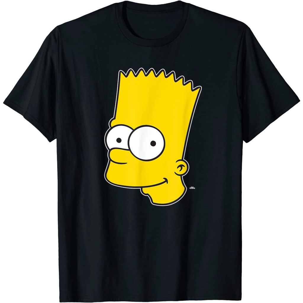 Baju Kaos Dewasa The Simpsons Bart Simpson Face T-Shirt