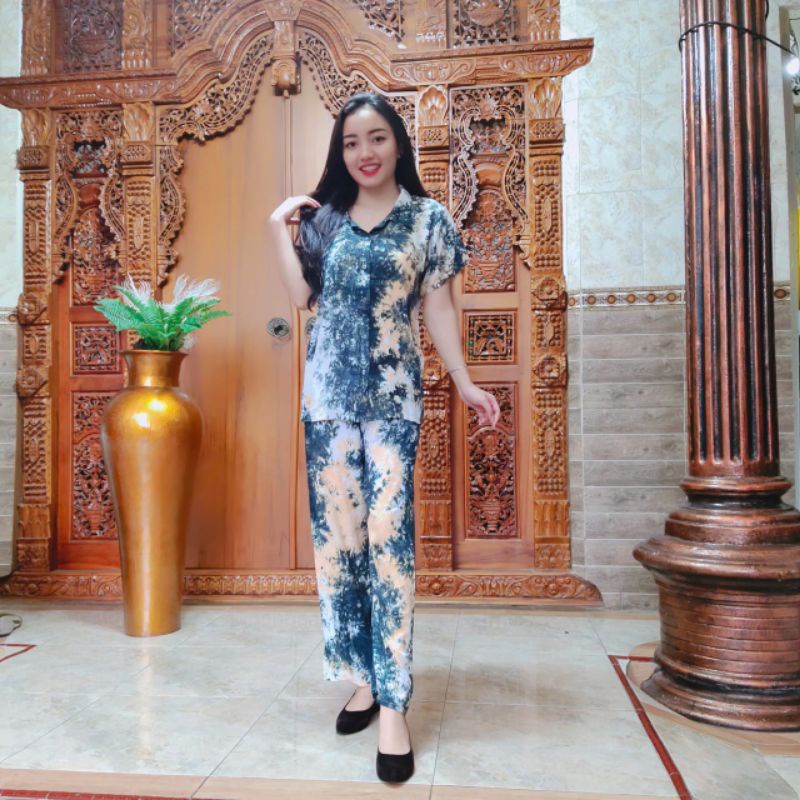 PIYAMA TYDE SETELAN PIYAMA MURAH LENGAN PENDEK SATU SET PIYAMA BAJU TIDUR
