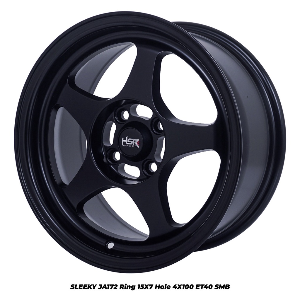 velg racing r15 Tipe SLEEKY HSR R15 velg mobil Agya Ayla Sigra Cayla velg mobil hsrwheel original ri