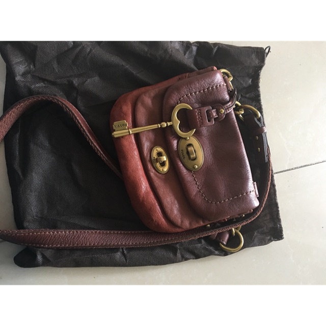 SOLD Fossil bag mini preloved vgc