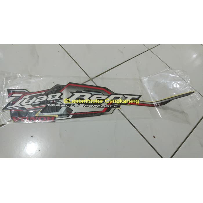 Striping Lis / lis Body / Stiker Motor Beat 2010 Hitam Good Quality