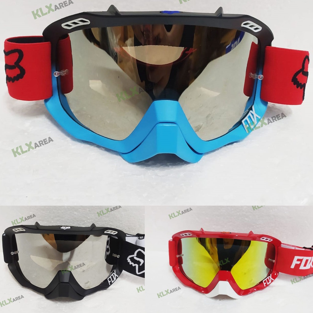 Goggle Google Fox blue model scott 100 snail / kacamata trail Cross