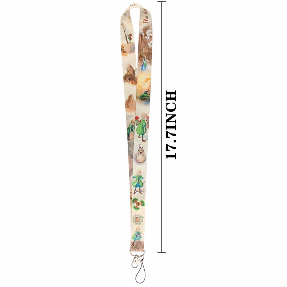 LANFY Cute Little Prince Lanyards Anime Characters Anime Lanyards Mobile Phone Straps Certificate Lanyard Mobile phone accessories Gifts Cartoon ID Badge Holder Neck Strap Webbing Hang Rope