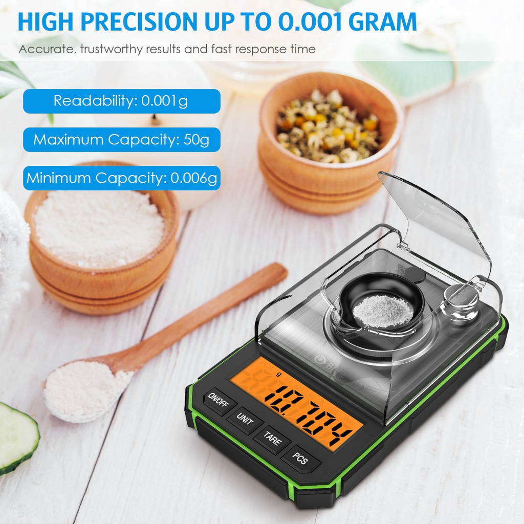 Timbangan Digital Emas Perhiasan Analitic 50 gram 0.001g Presisi