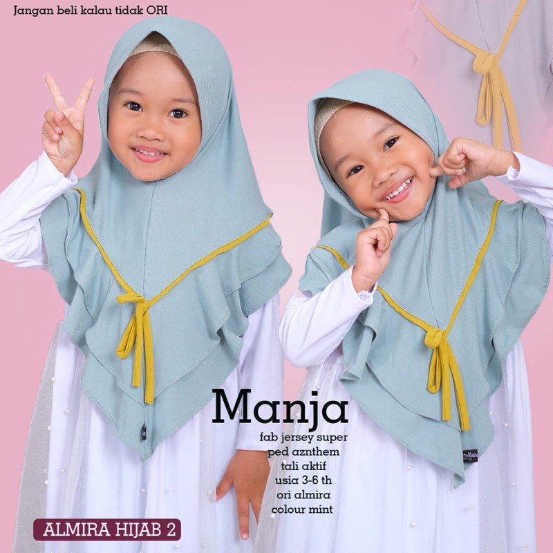 BISA COD|hijab anak manja by Almira hijab|kerudung anak