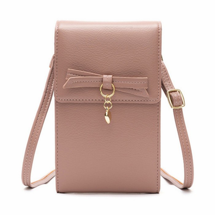 tas hp wanita selempang TAS SELEMPANG AYUNDA DOMPET POCKET BAG TEMPAT HP FASHION WANITA - salem Y1E6