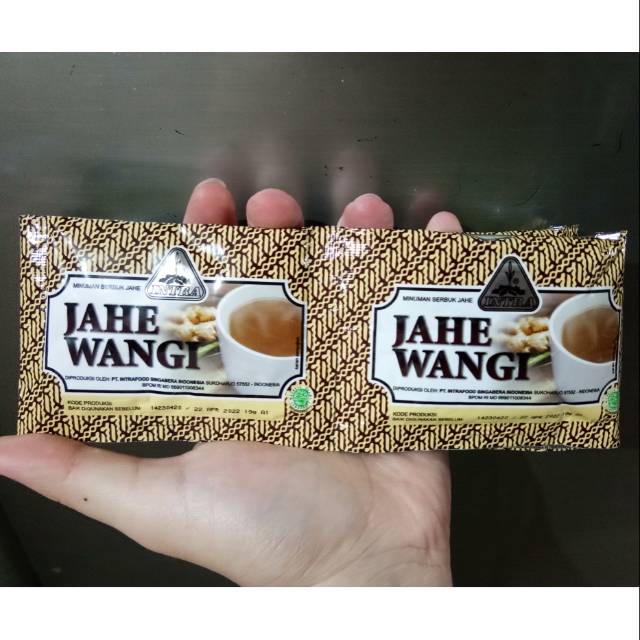 

Jahe wangi intra 1 renceng isi 10 sachet