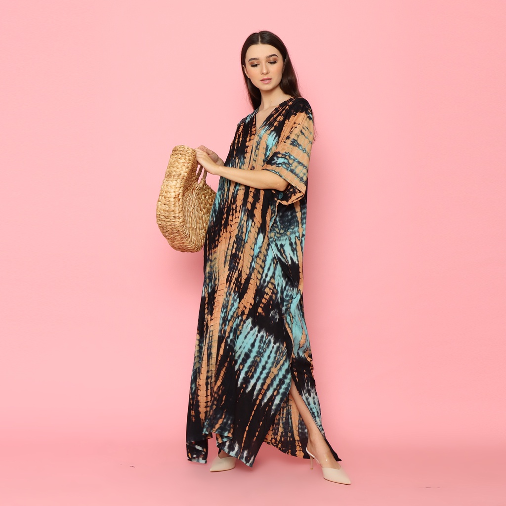 KAFTAN TIE DYE ORIGINAL BALI HOME DRESS