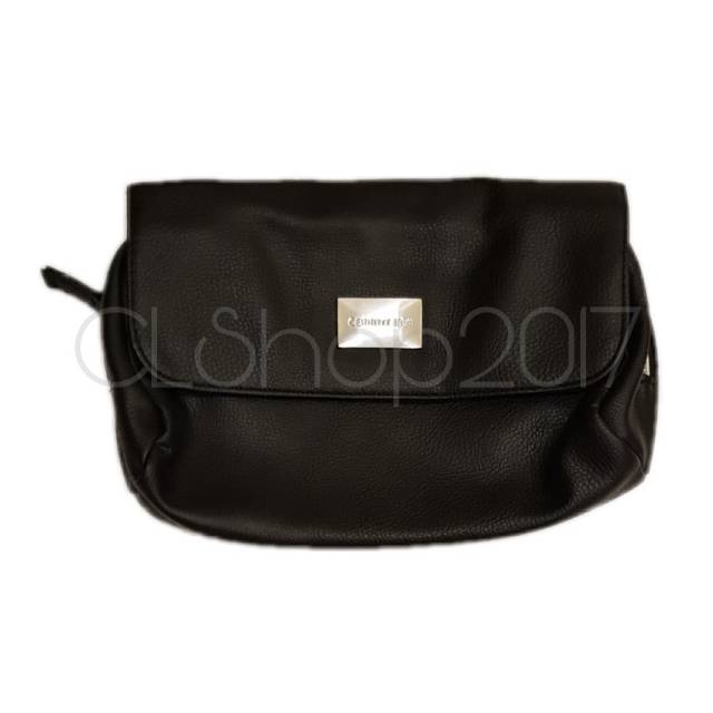 CERRUTU 1881 BLACK POUCH 21 x 15,5cm