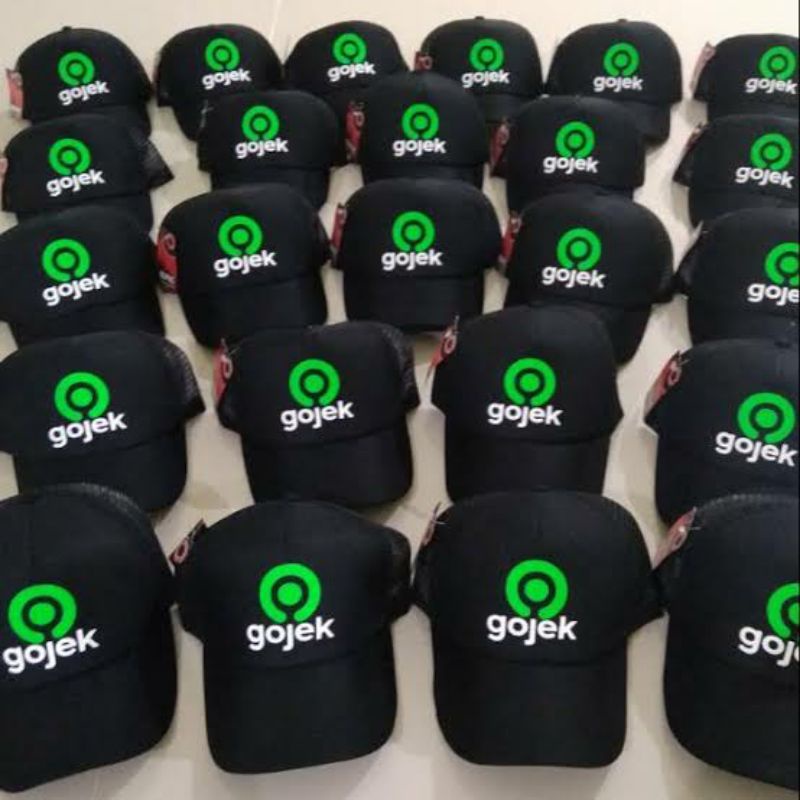 topi sablon gojek