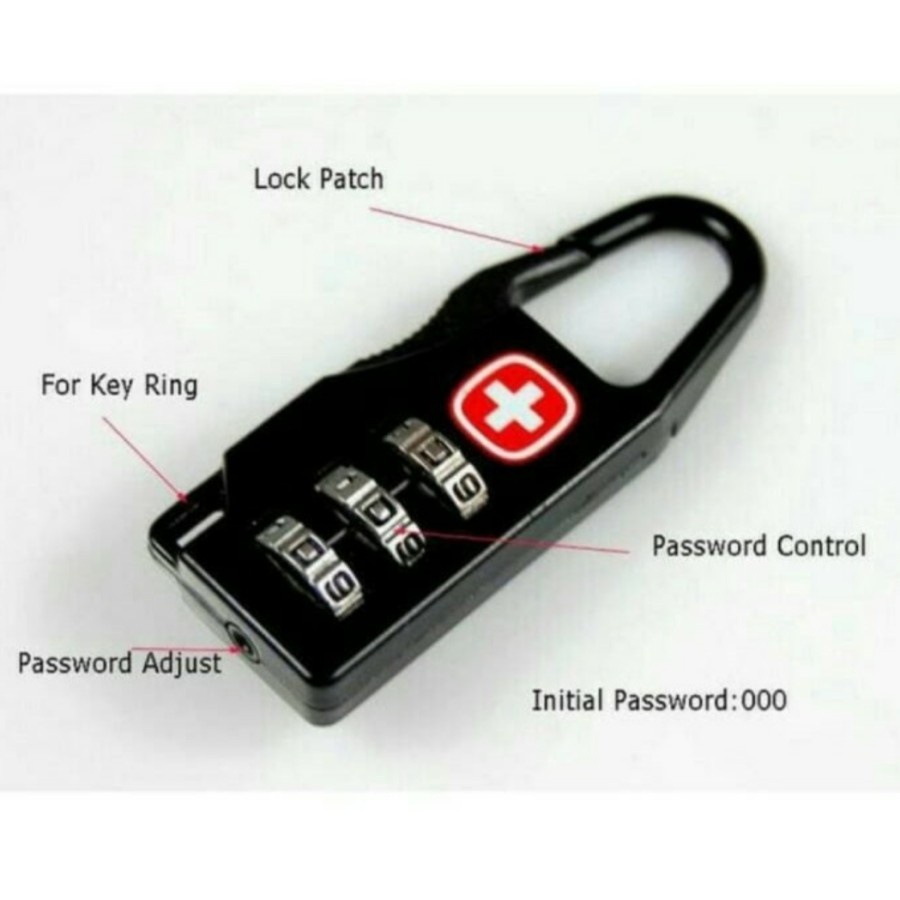 Gembok Kecil / Gembok Koper / Gembok Travel Password