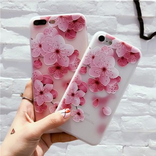 SOFTCASE FLOWER PASTEL FOR IPHONE OPPO