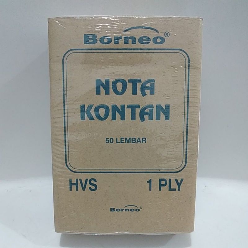 

Nota Kontan Borneo 1ply 50 lembar