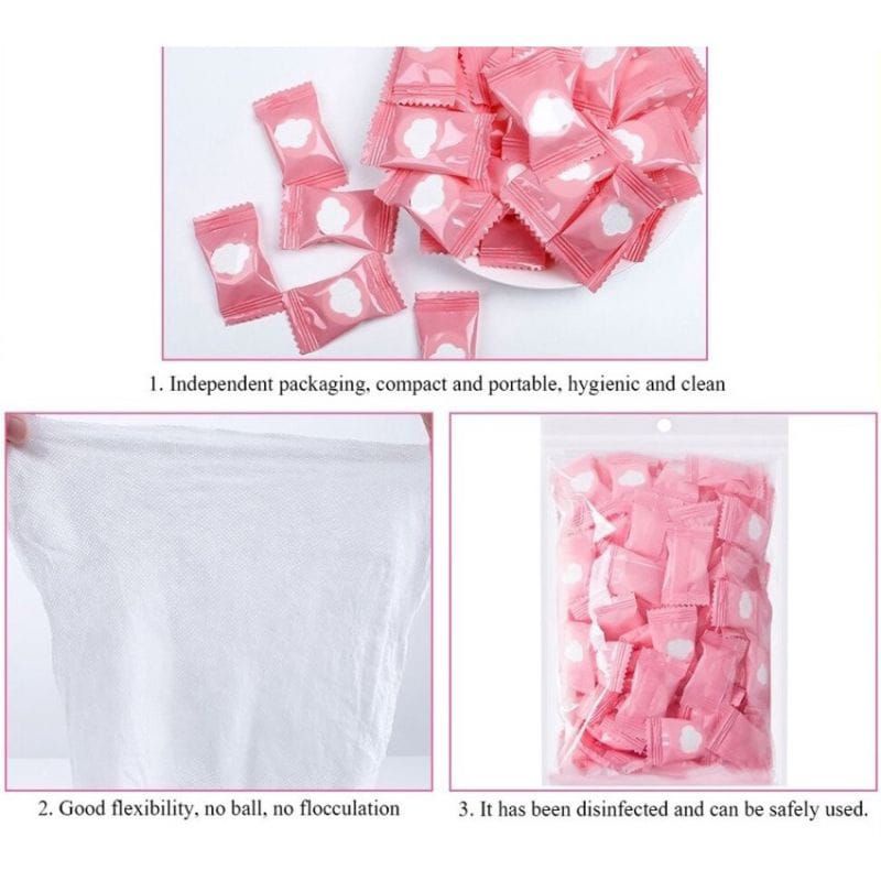 Handuk Tablet Towel Mini Disposable/Tisu Traveling/Tisu Basah
