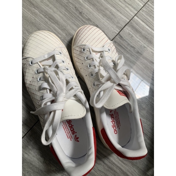 Adidas stan smith - white/red