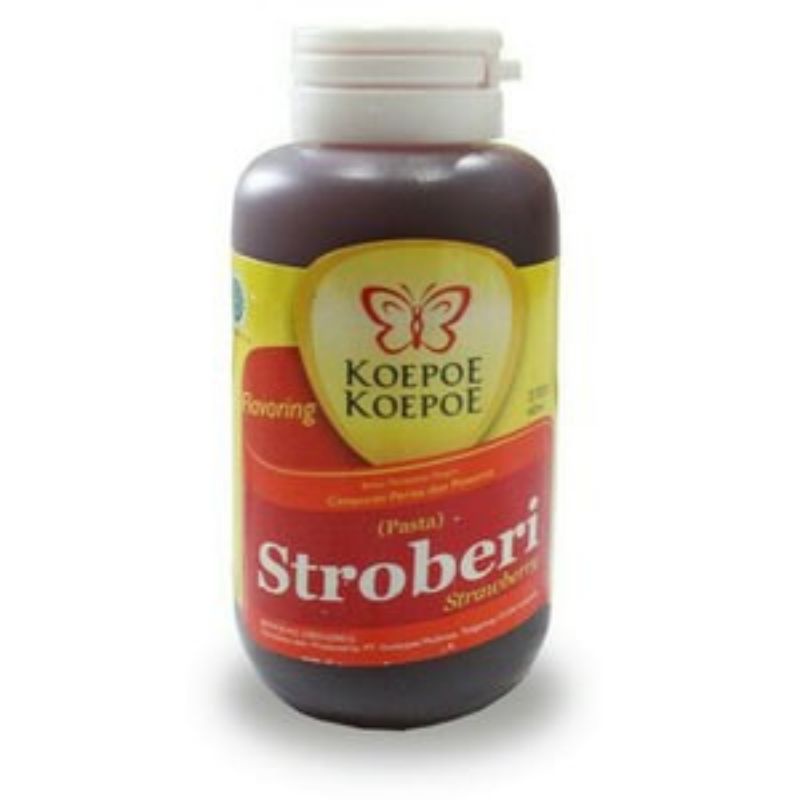 

Perisa Pasta Strawberry 60ml / Stroberi - Strawbery Perisa Pasta Koepoe Koepoe
