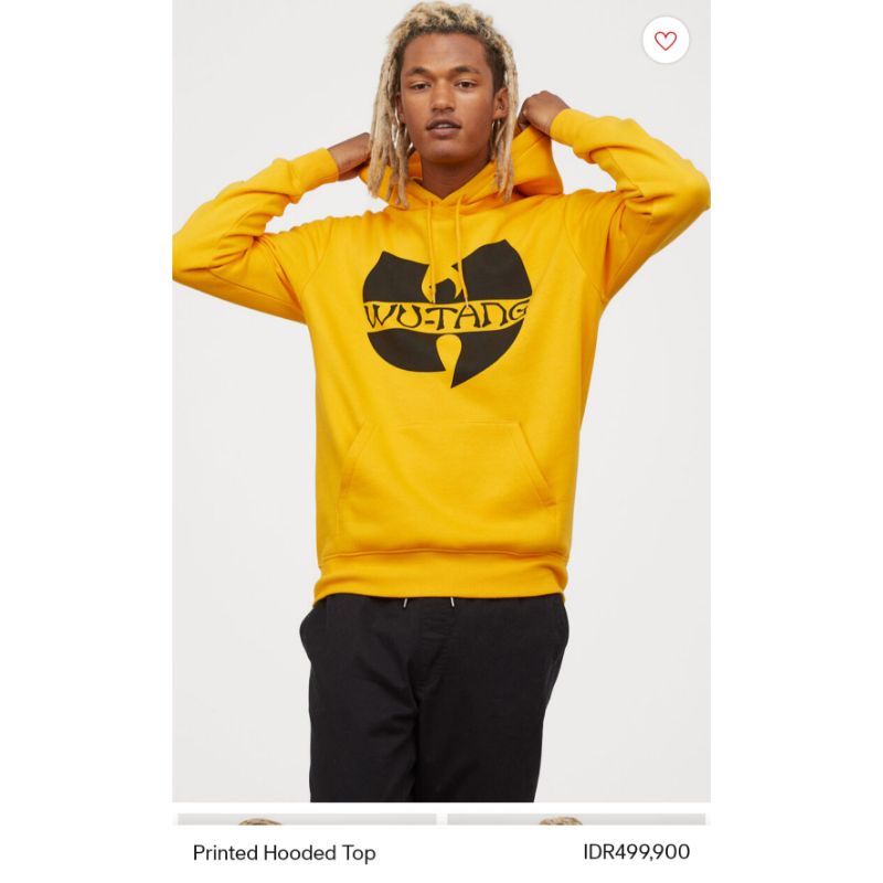 H&M Wutang Hoodie Man size Xs dan XL(s)