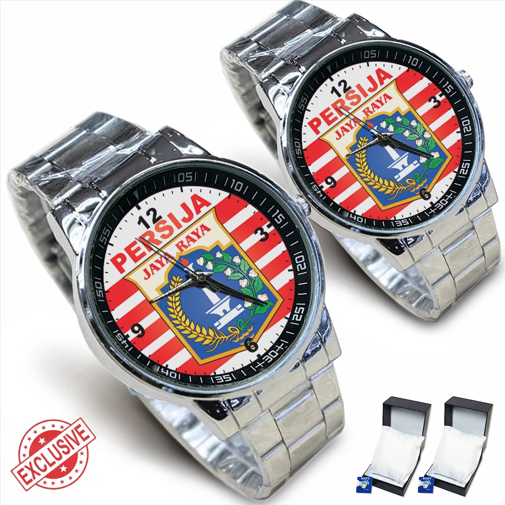 Jam Tangan Rantai Couple JAYA RAYA PERSIJA (Special)