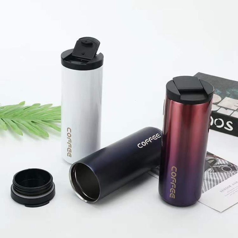 Termos Tumbler Coffee Mug Stainless Steel 500ML Tahan Panas/Dingin KOPI SD-1052