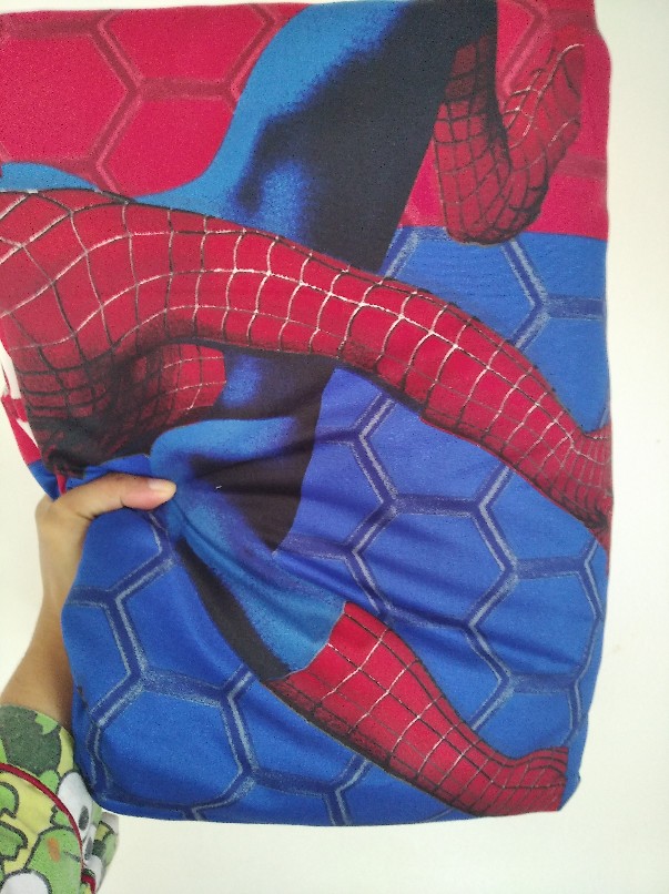 Sarung Kasur - Resleting L  - 180 X 200 X 20 - Spiderman -  Kasur Busa