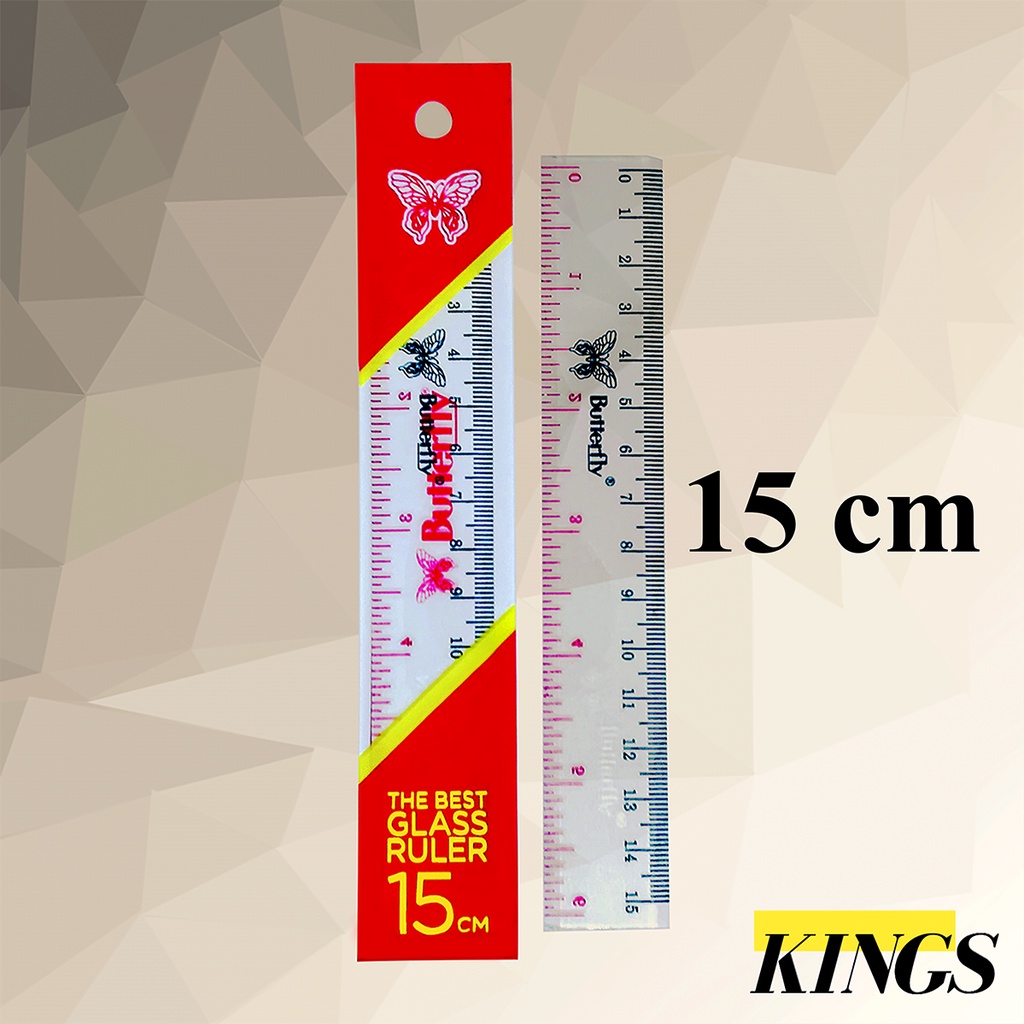 

Butterfly Ruler / Penggaris 15 cm