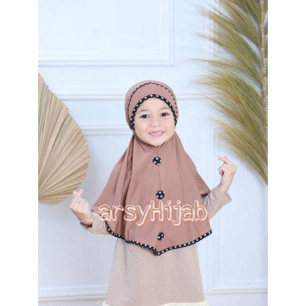 hijab anak list polka CANTIKA 3-6thn