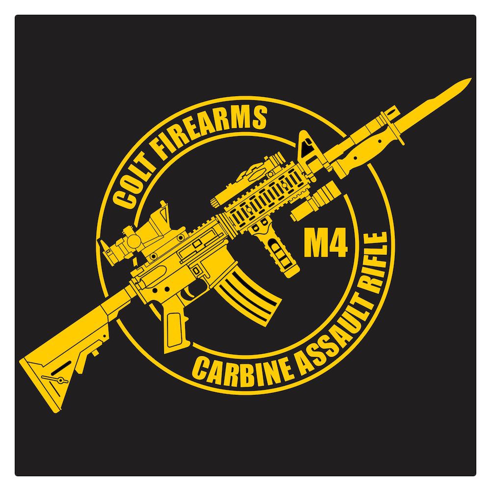 Colt M4 Carbine series 4 Cutting Sticker